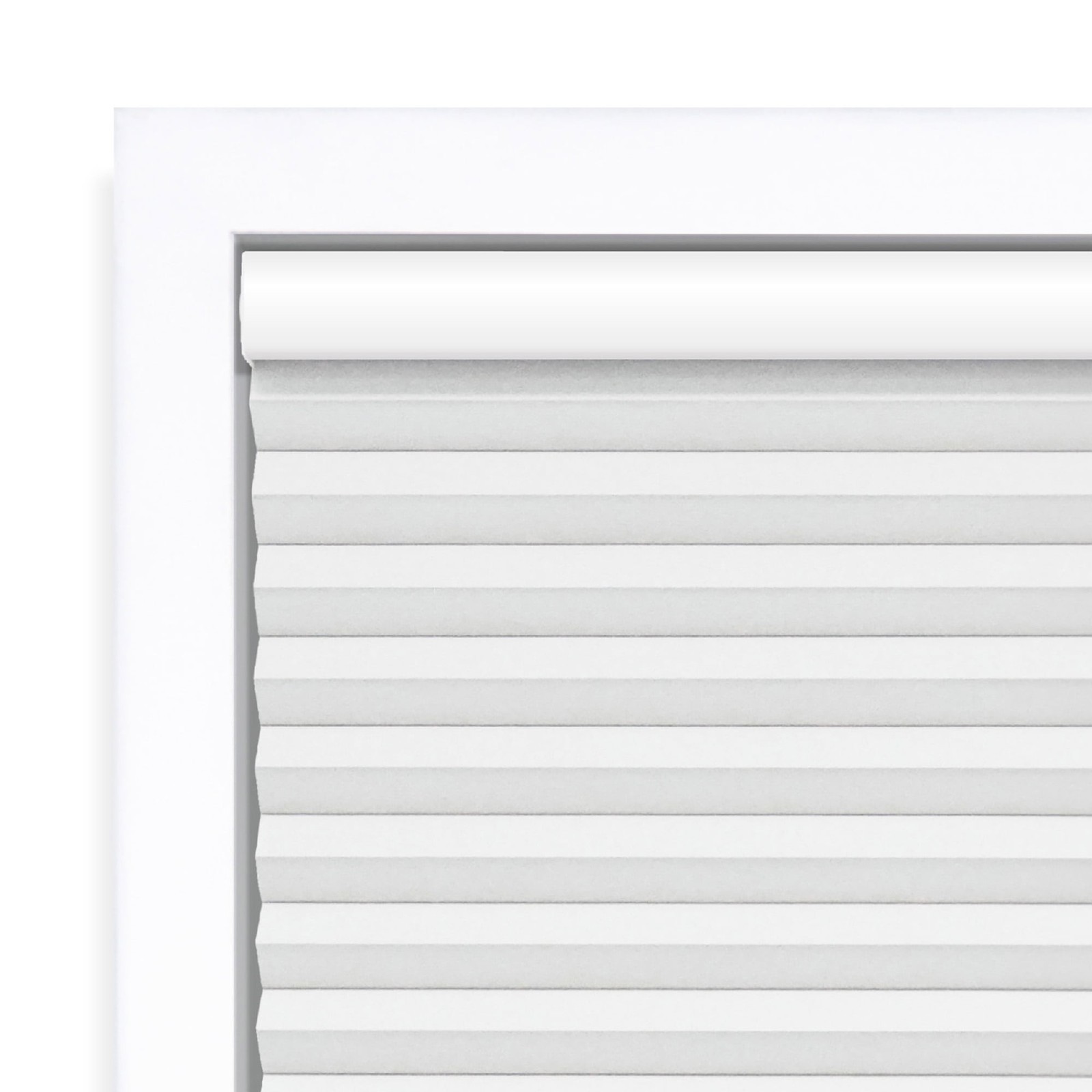 Cordless Polyester Blackout Cellular Shade 1-Piece White 35″ W x 72″ L