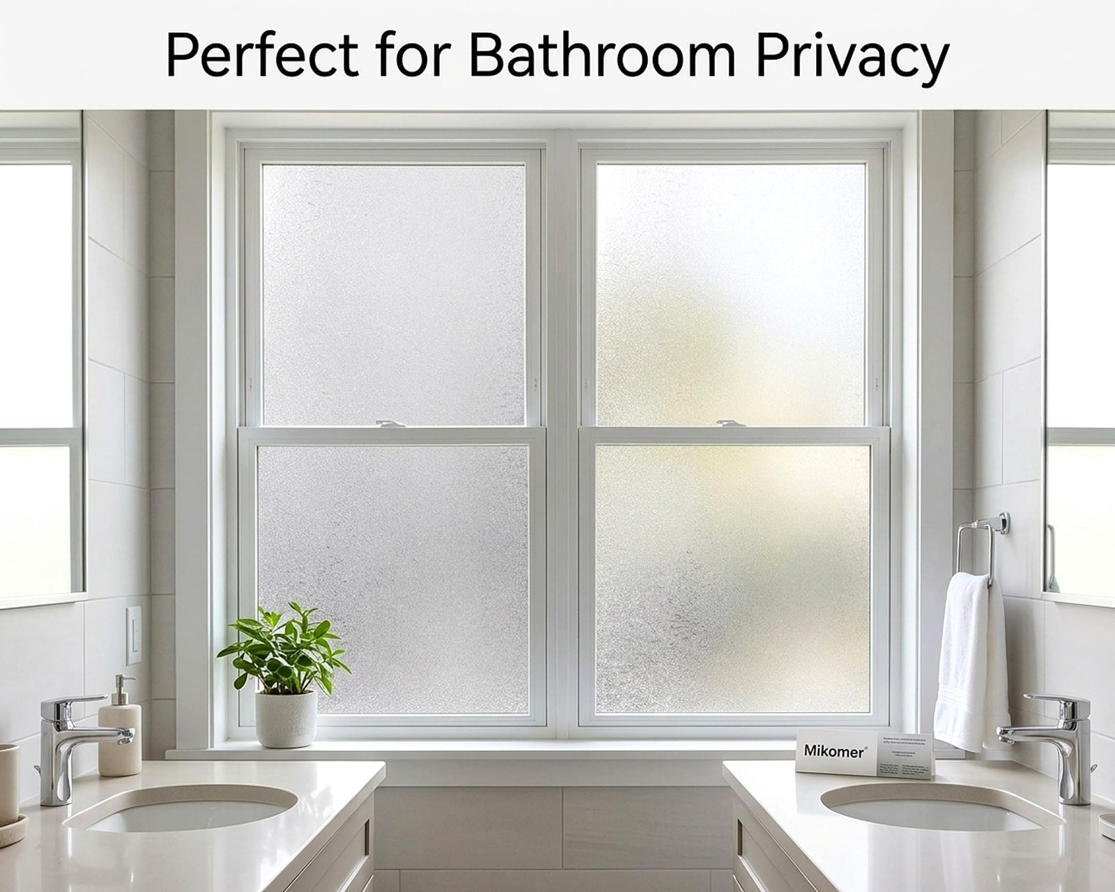 Privacy Window Film Decorative Water Glass Sliding Door Tint Static Cling Etc…