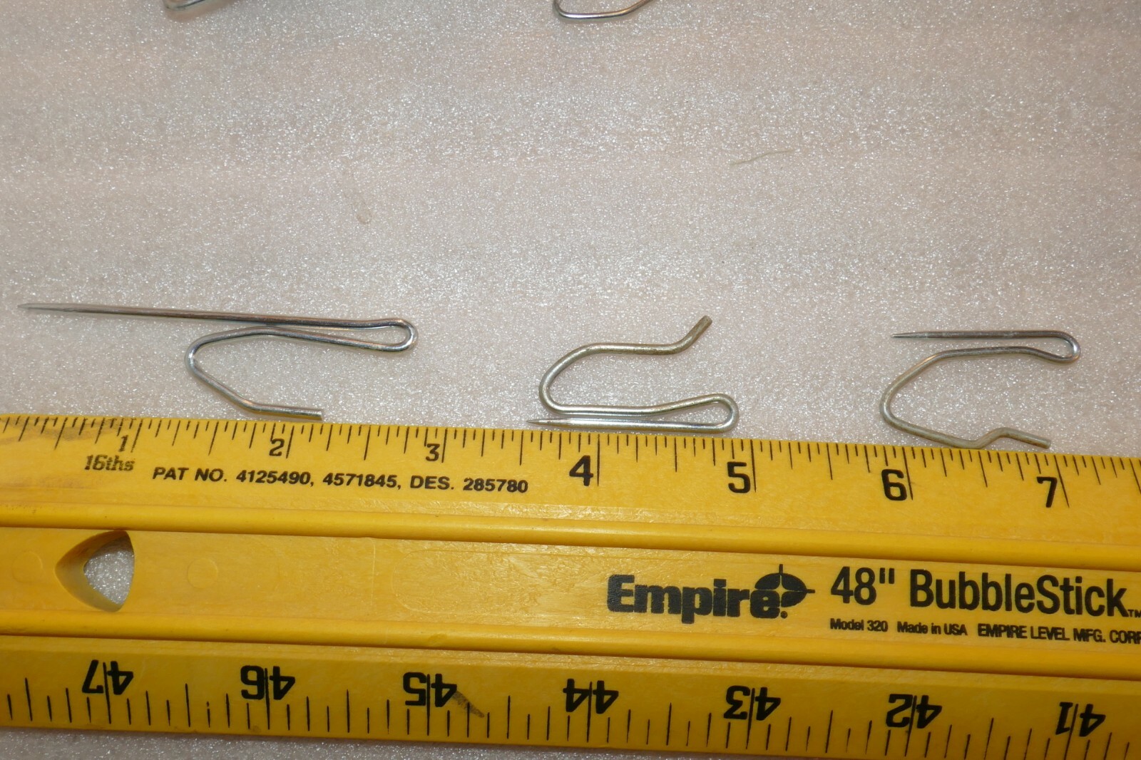 31 VINTAGE metal 3″ DRAPERY CURTAIN HOOKS + about 2 pounds assorted others LOT