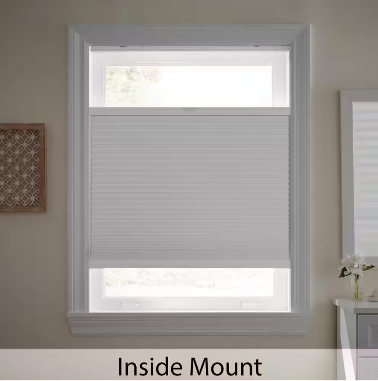 Custom Cut Shadow White Top Down Bottom Up Cordless Cellular Shade FAST SHIPPING