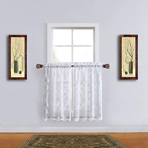 Pair of 30 Inches Wide x 36 Inches Long 2 Tier Panels: 30″ x 36″ Each White