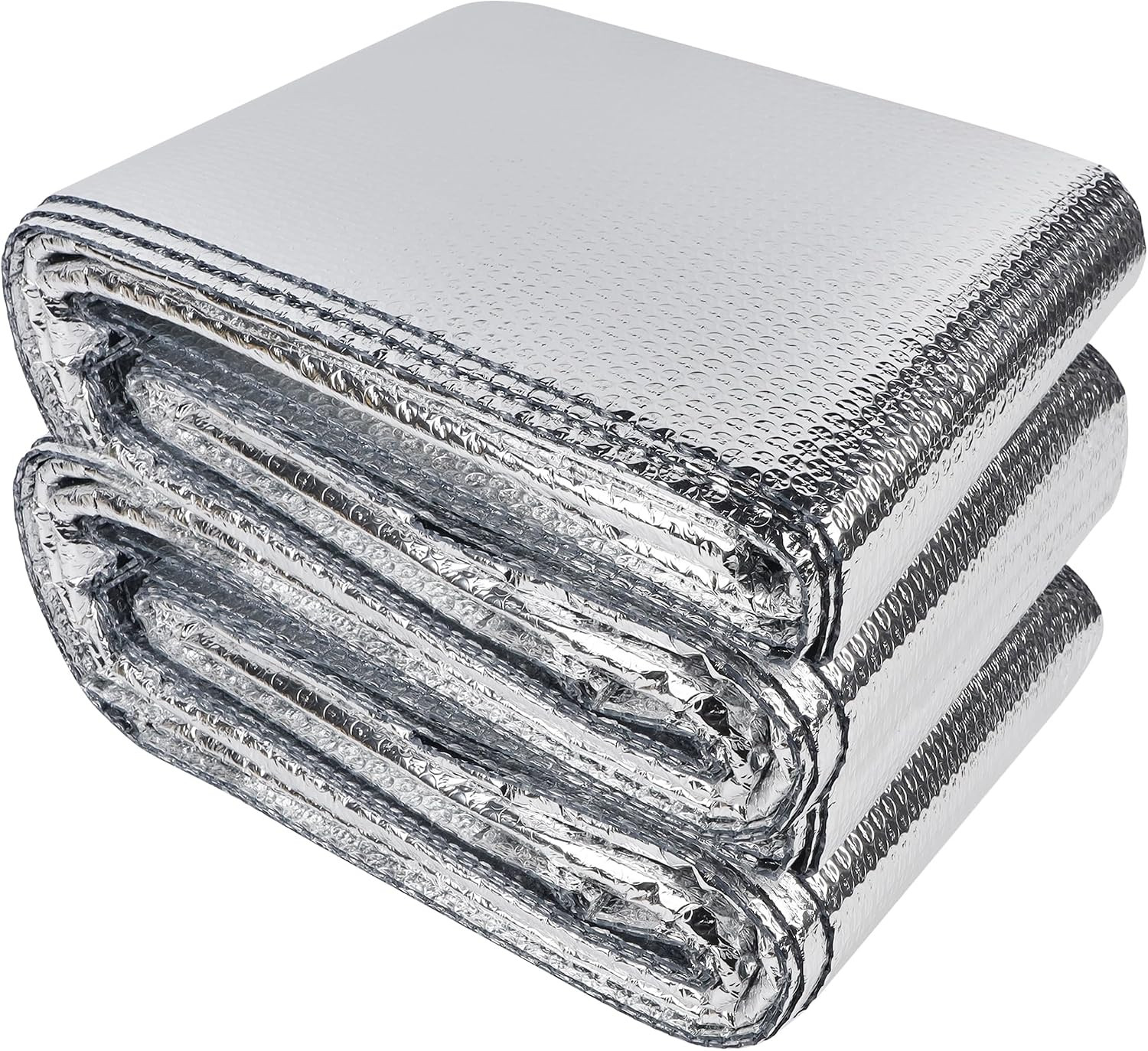 Reflective Window Insulation Roll 48″x50′ – Double-Sided Heat Shield Film