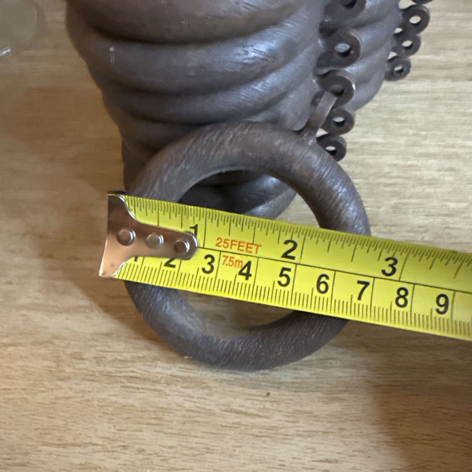 16 Curtain Drape Rings 2-3/4″ Wide Brown 1-3/4″ For 1-1/2″ Rod or Smaller