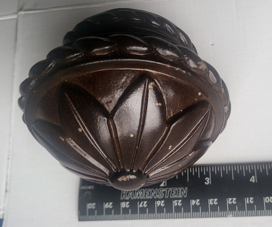 Wood Curtain Finials Rod