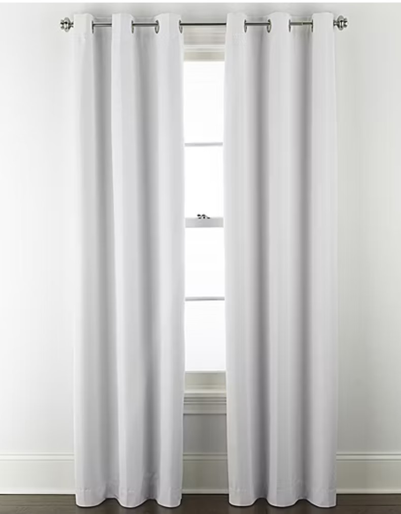 Expressions Allister Grommet Panel 40×84 in single panel White Complete BLACKOUT