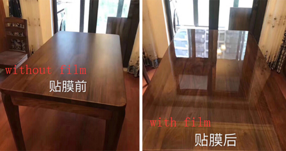 Clear Safety Film Building Home Table Glass Window Protection Anti-scratch Foils
