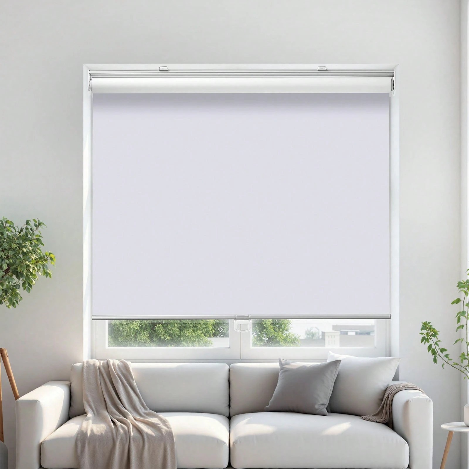 34×72 Cordless Blackout Roller Shades Thermal Insulated Window Blinds