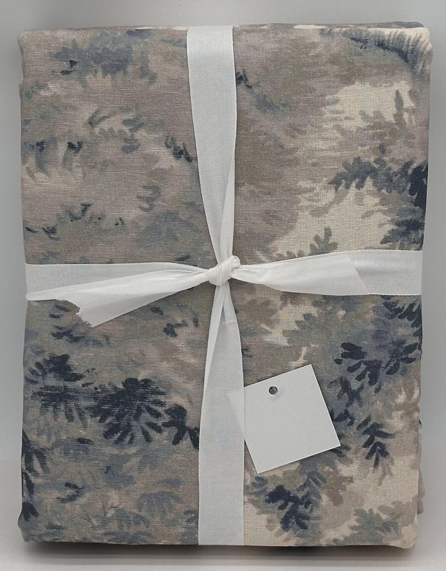 Pottery Barn Jardin Toile BLACKOUT Lined Drape Curtain (1) 50 x 84 Blue Multi