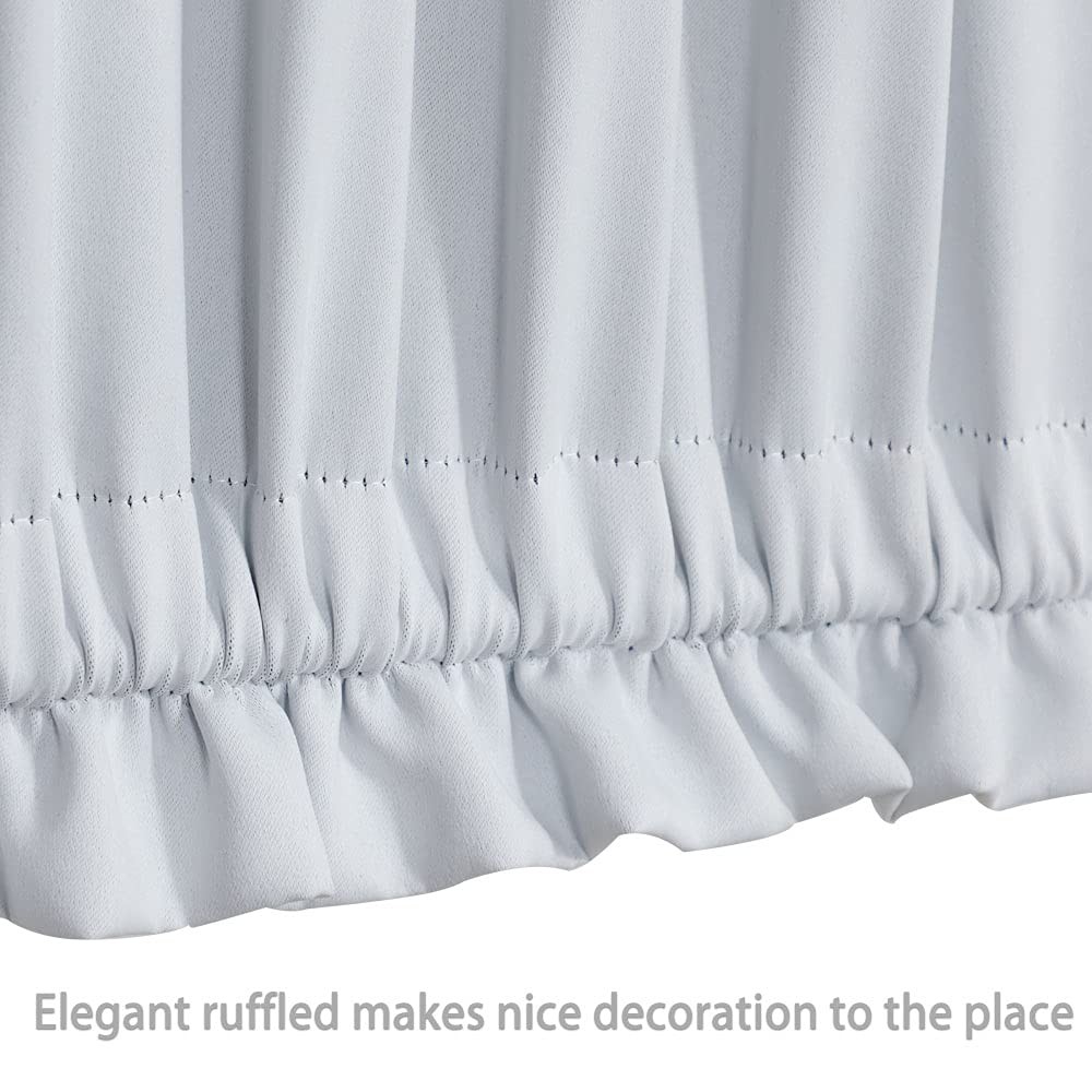 Small Door Window Curtains for Front Door, Blackout French Door Curtain Panel