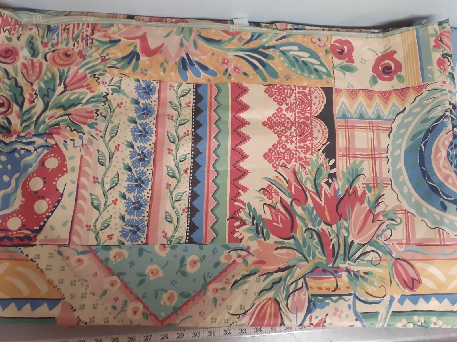 Collier Campbell Window Scarf-GYPSY DANCE Chintz Two Fabrics-2 Available