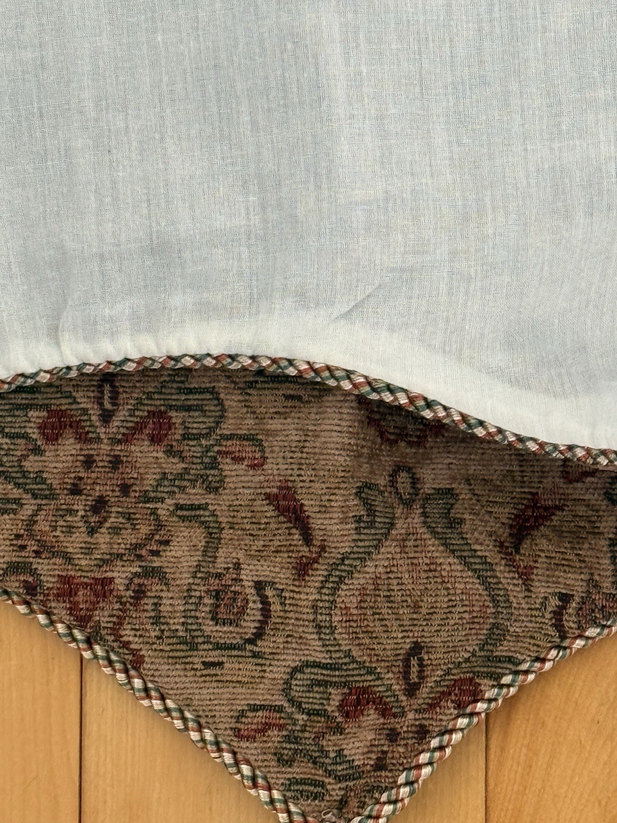 4 Springs Global Luxury Window Teardrop Valances Tapestry Damask Tassels 50″ W
