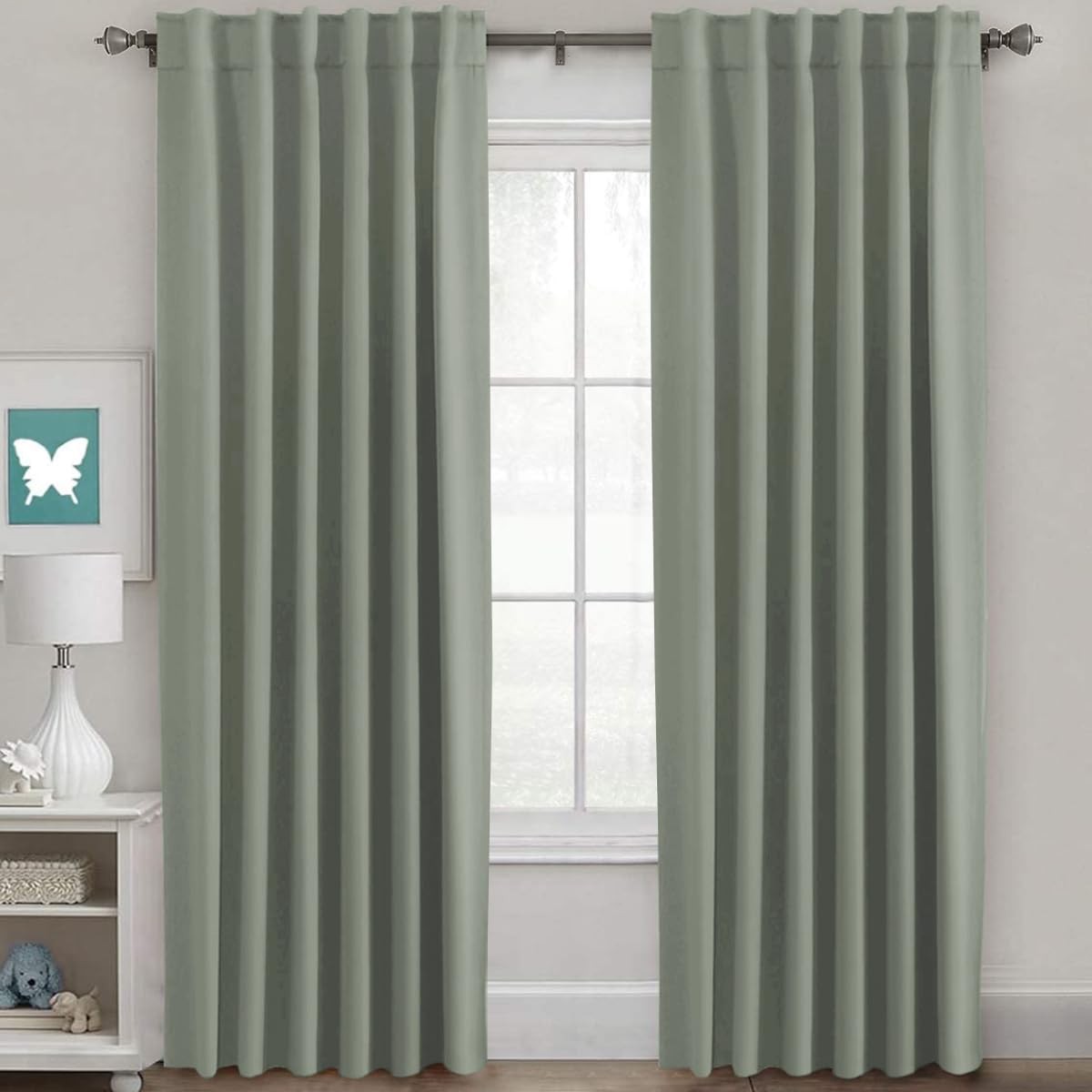 H.VERSAILTEX Blackout Curtains 52×96 Thermal Insulated Room Darkening Panels