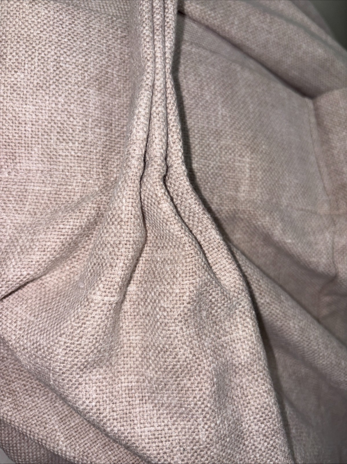 HEAVY CUSTOM MADE DRAPES PINCH PLEAT CURTAIN cotton linen blend 108×80 single