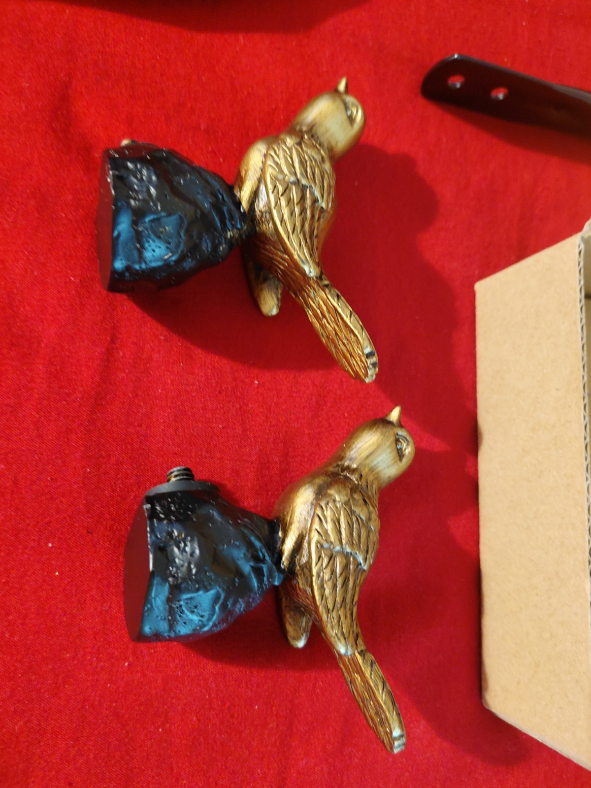 Vintage Decorative Brass Bird Curtain Holdback Or Plant Hanging – New! –