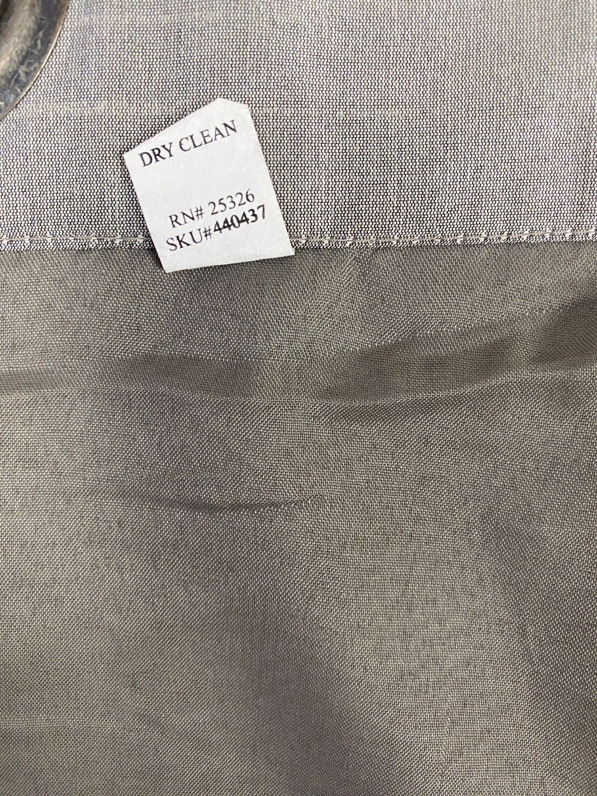 World Market Polyester Curtains Silver 2 Lined Curtains 48″ X 84″ Grommets flaws