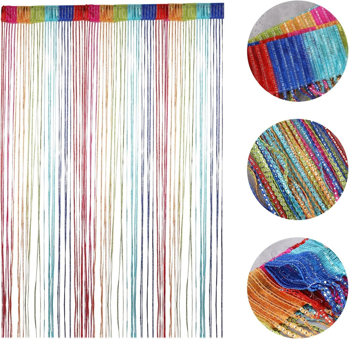 Door String Curtain, Wall Panel Fringe Window Room Divider Blind, Home Patio …
