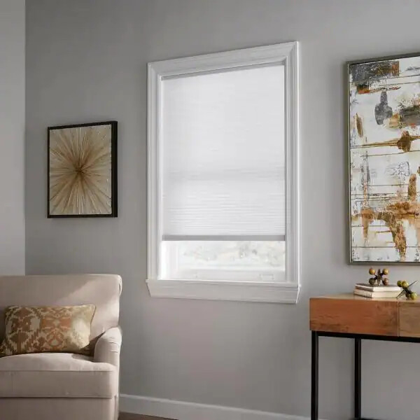 Custom Cut Home Decorators Snow Drift Light Filtering Cordless Cellular Shade