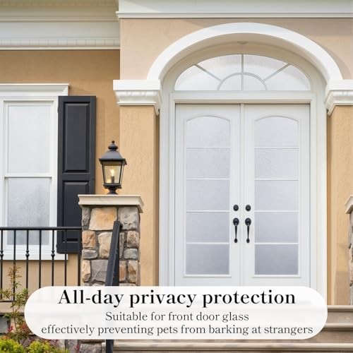 Frosted Glass Window Privacy Film, 11.8×47.2inch/30x120cm Diamond-white