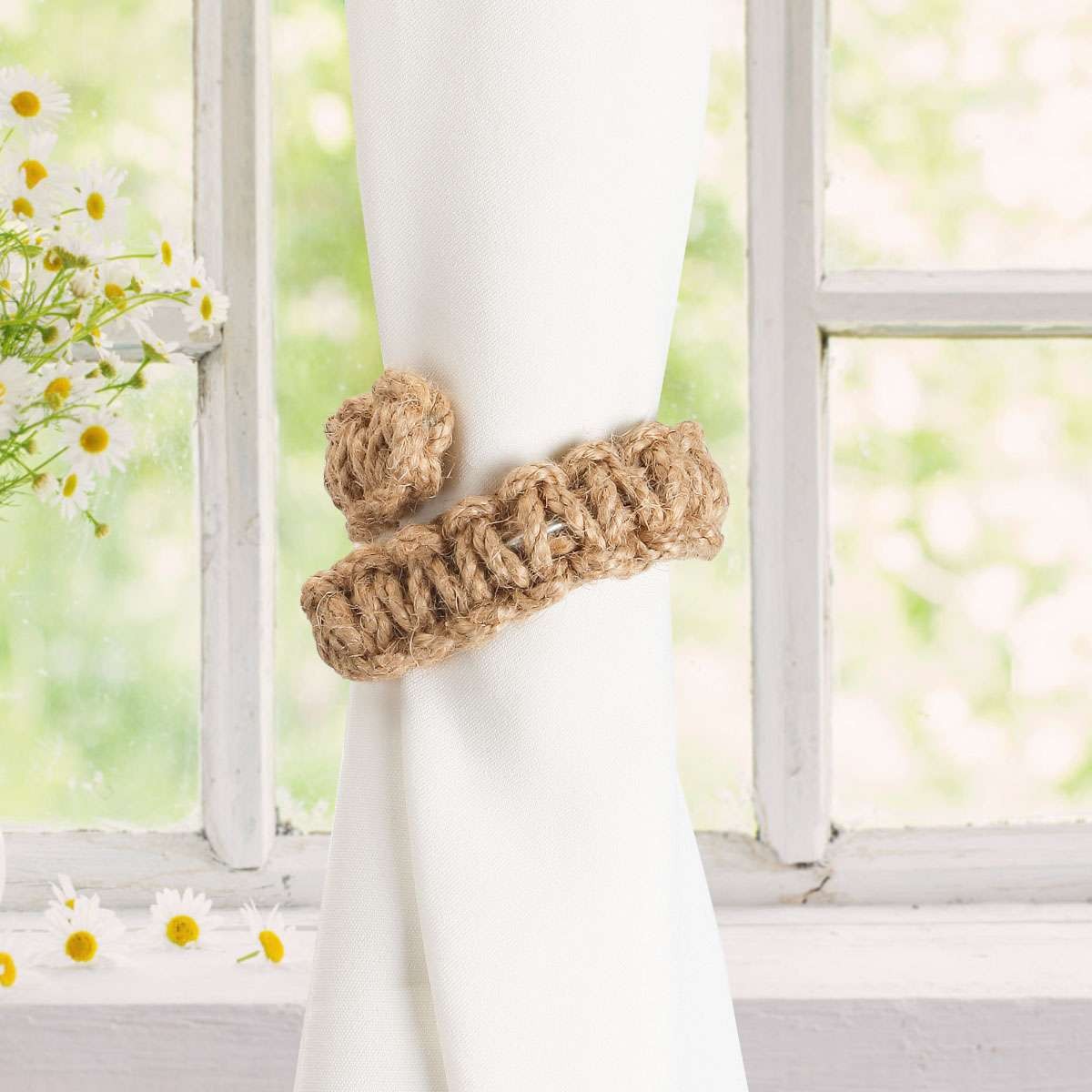 Curtain Tiebacks Rustic Curtain Holdbacks Braided Curtain Ties Handmade Curtain