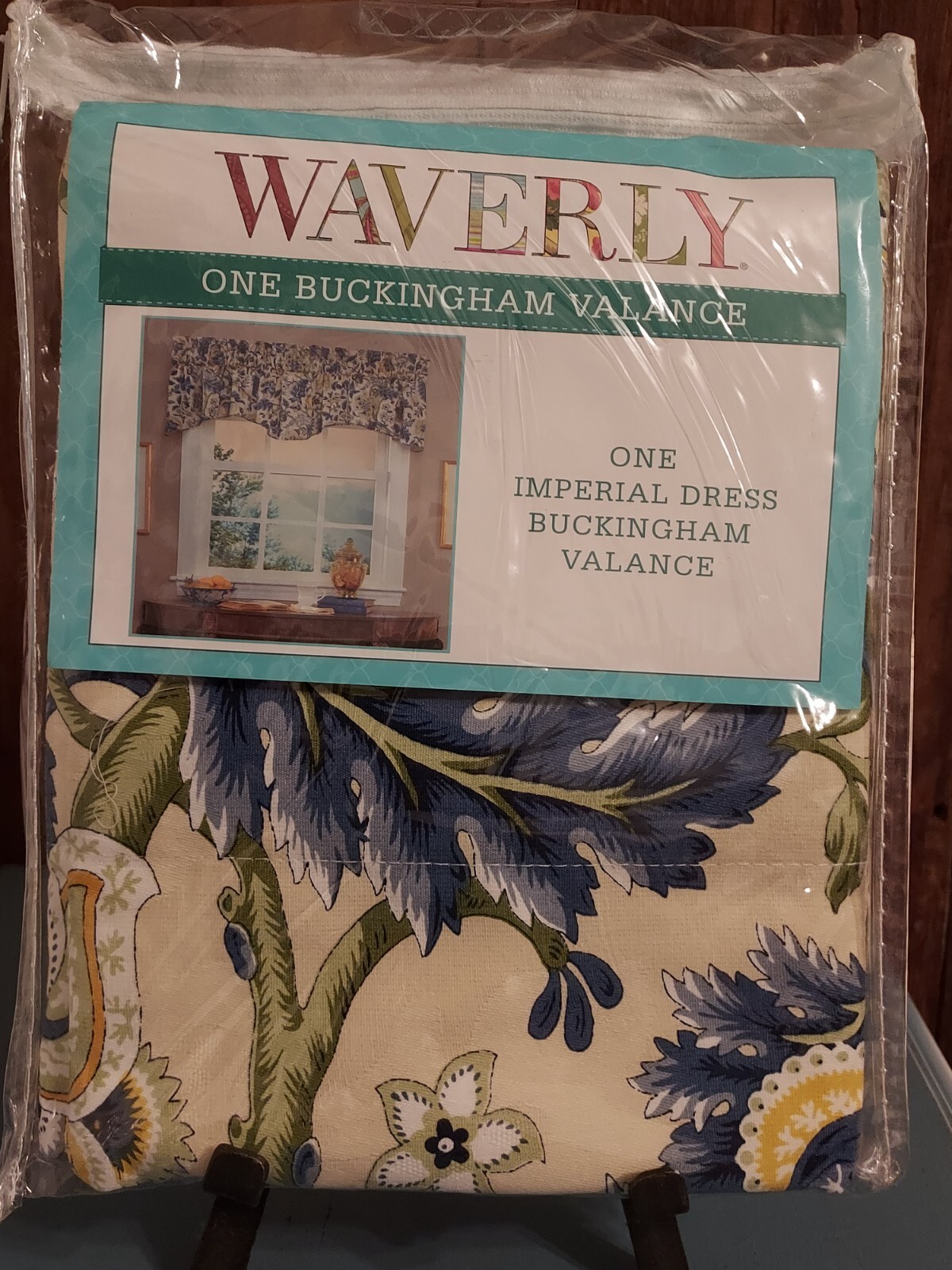 Waverly Imperial Dress BUCKINGHAM valance in Porcelain 80×18 NEW