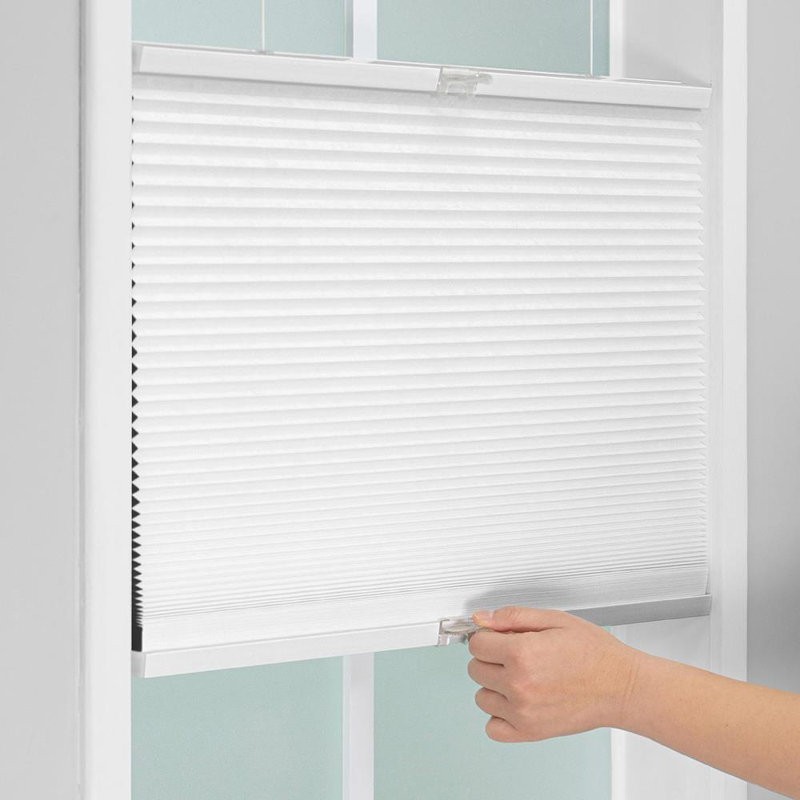 1.5″ Cordless Blackout Cellular Shade 36″ W X 60″ White, Polyester & PVC