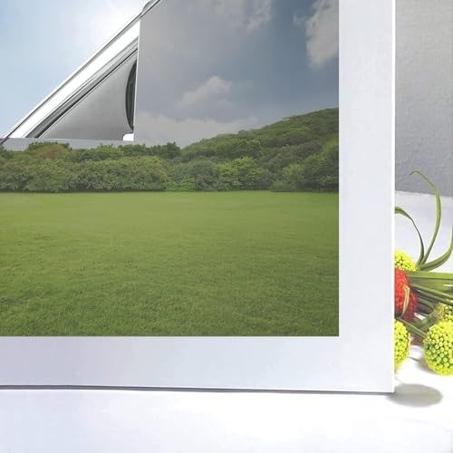 One Way Window Privacy Film See Out Not in, Window Tint for Home Daytime Mirr…