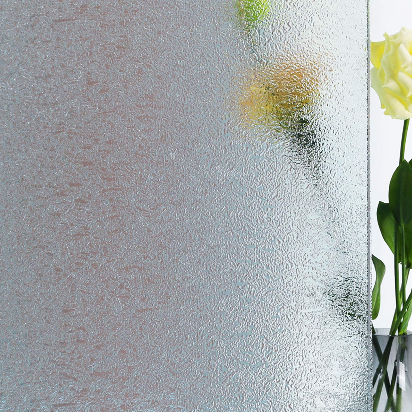 Privacy Window Film Decorative Water Glass Sliding Door Tint Static Cling Etc…