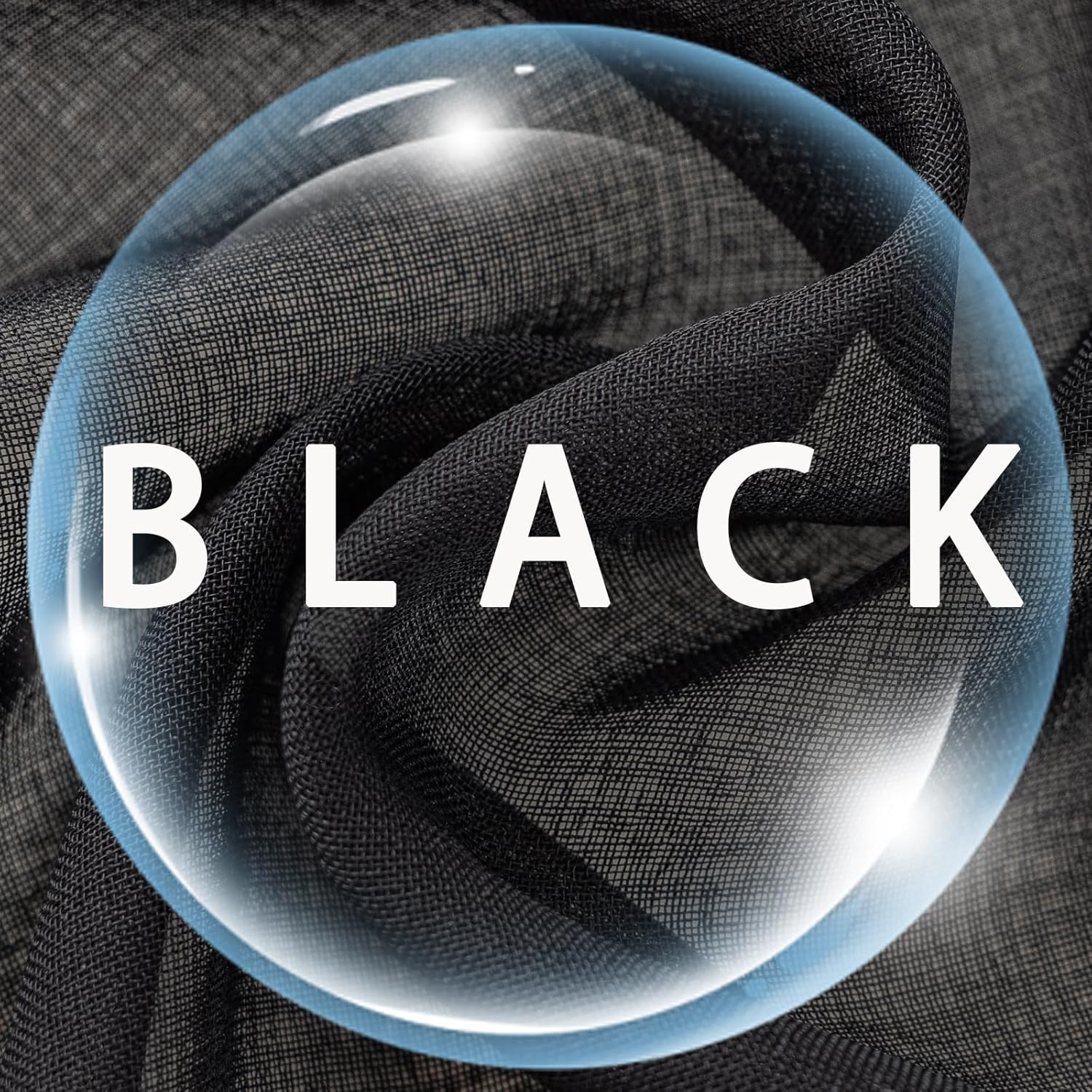 20Ft Extra Long Sheer Curtains for Tall Windows – Pure Black 52×240 Panel