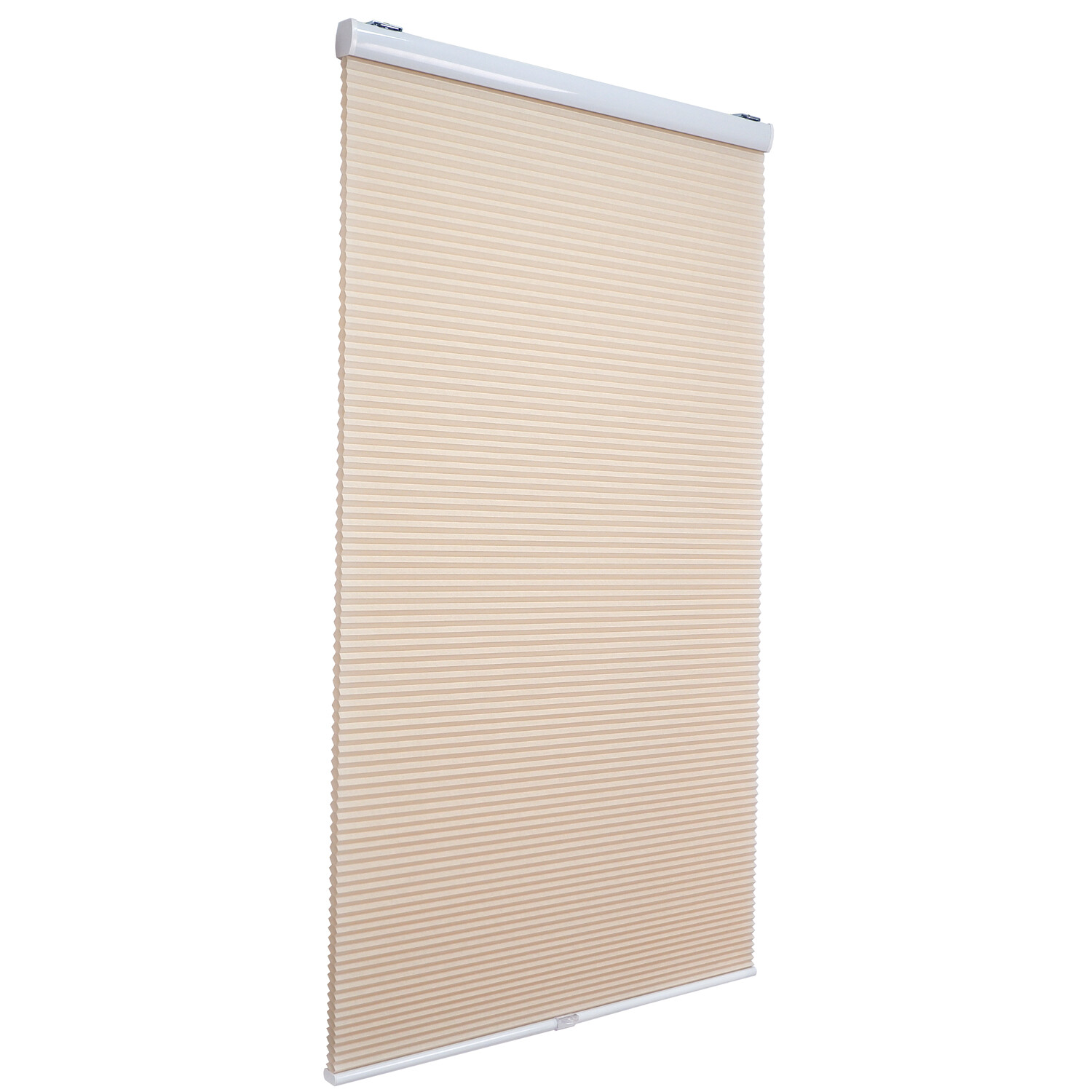 56″ W X 64″ H Beige Privacy & Light Filtering Cordless Cellular Shades Window Bl