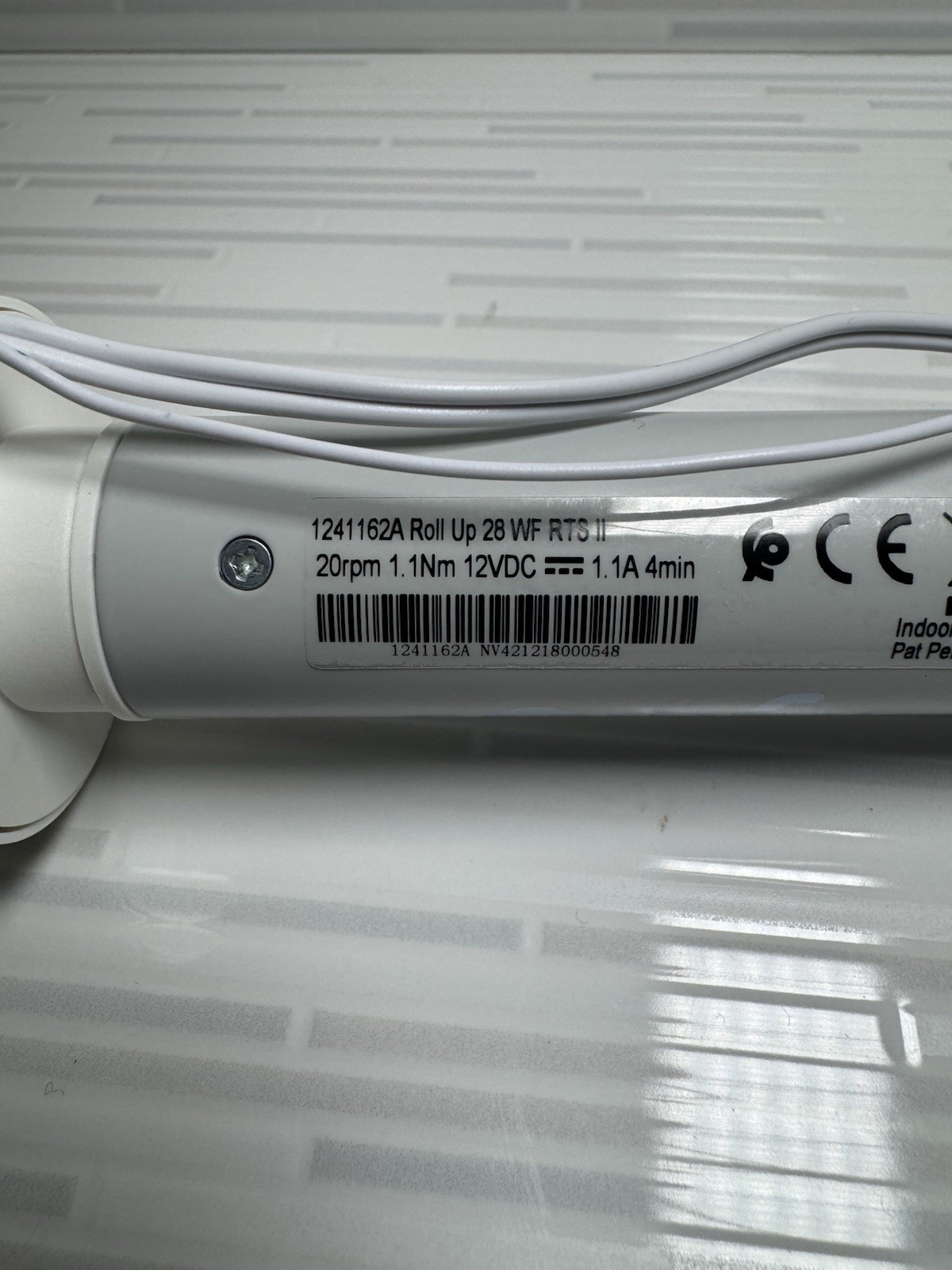 Somfy Motor Roll Up 28 WireFree RTS V2. PRICE PER UNIT!