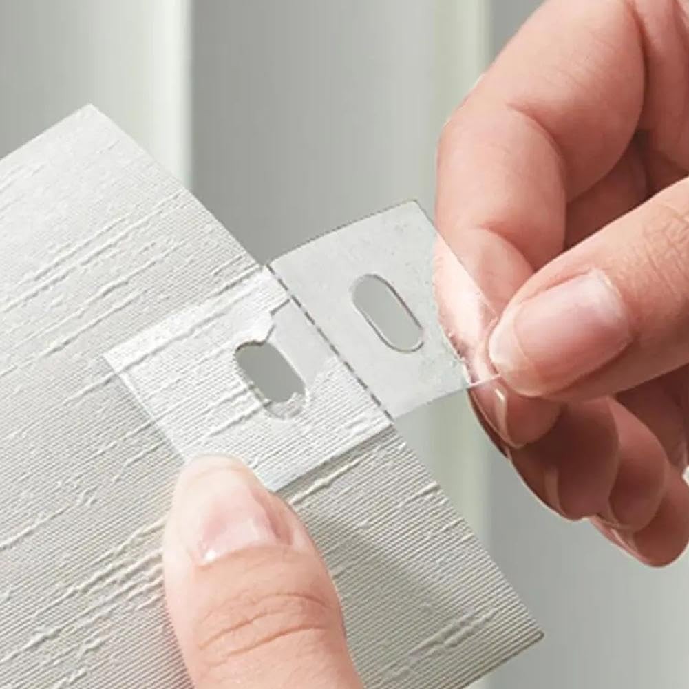 30 Pcs Vertical Blind Repair Tabs Replacement Slats Blind Fixer Tabs Snap In