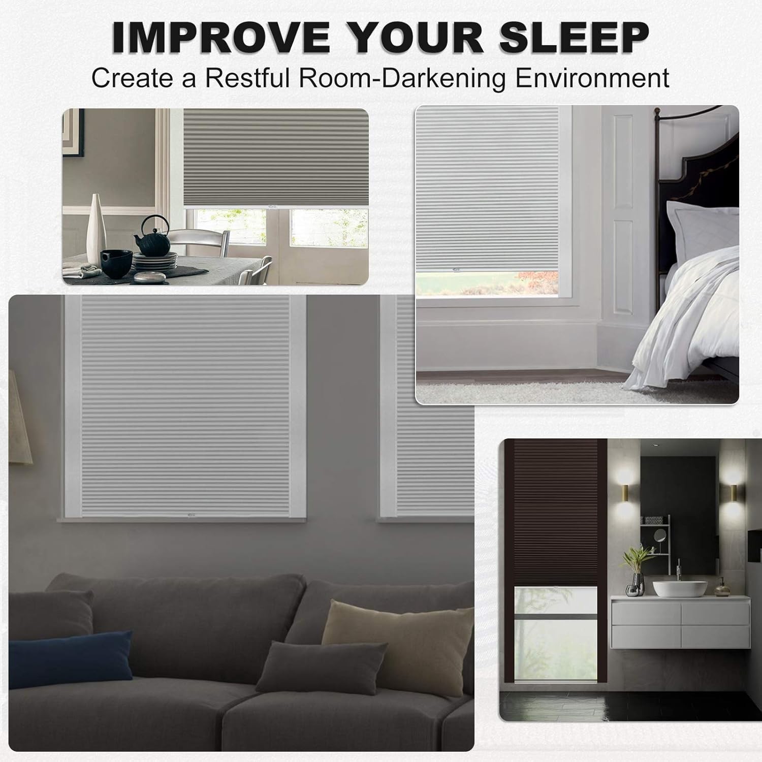 100% Blackout PVC Light Blocking Strips for Window Shades – Block Light along
