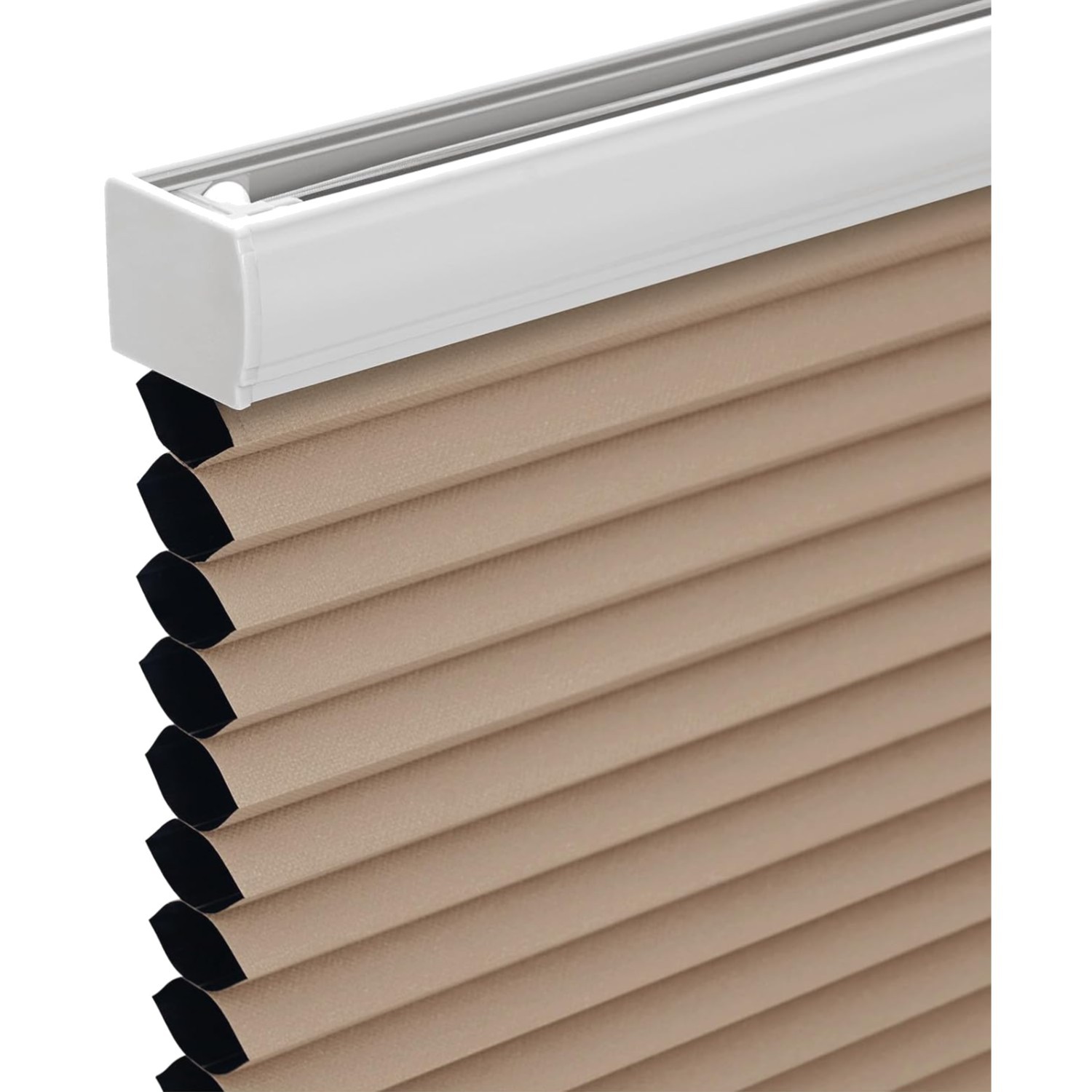 Cordless Cellular Shades, Blackout Honeycomb Shades for Windows, Pull Down Pl…