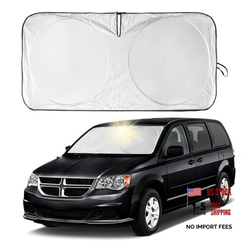 Front Windshield Sun Shade Sunshade-for Dodge for Dodge Caravan 2006-2024