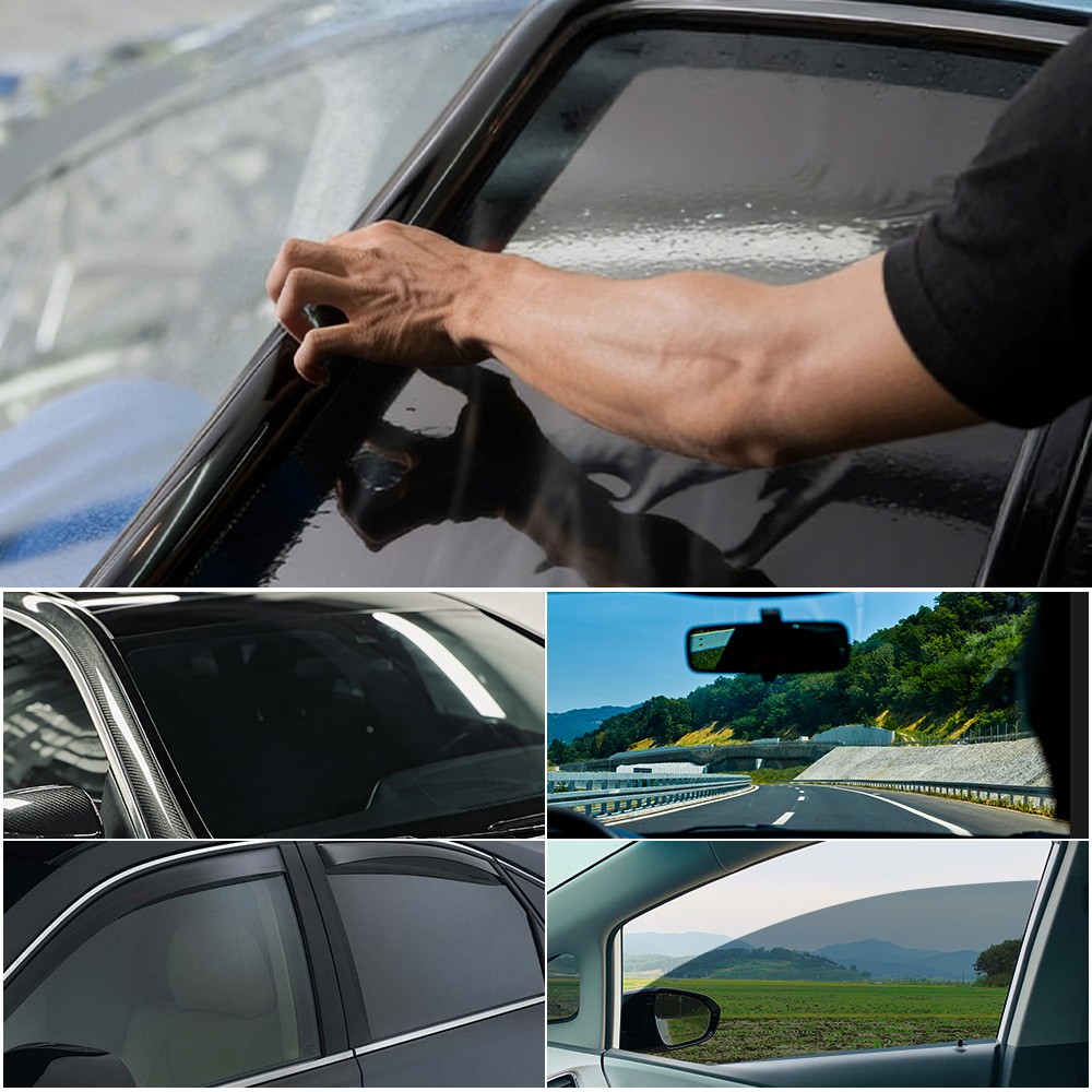 Static Cling Window Tint Film 50% VLT 20″ x 10ft/16ft Feet Car Home Office Glass