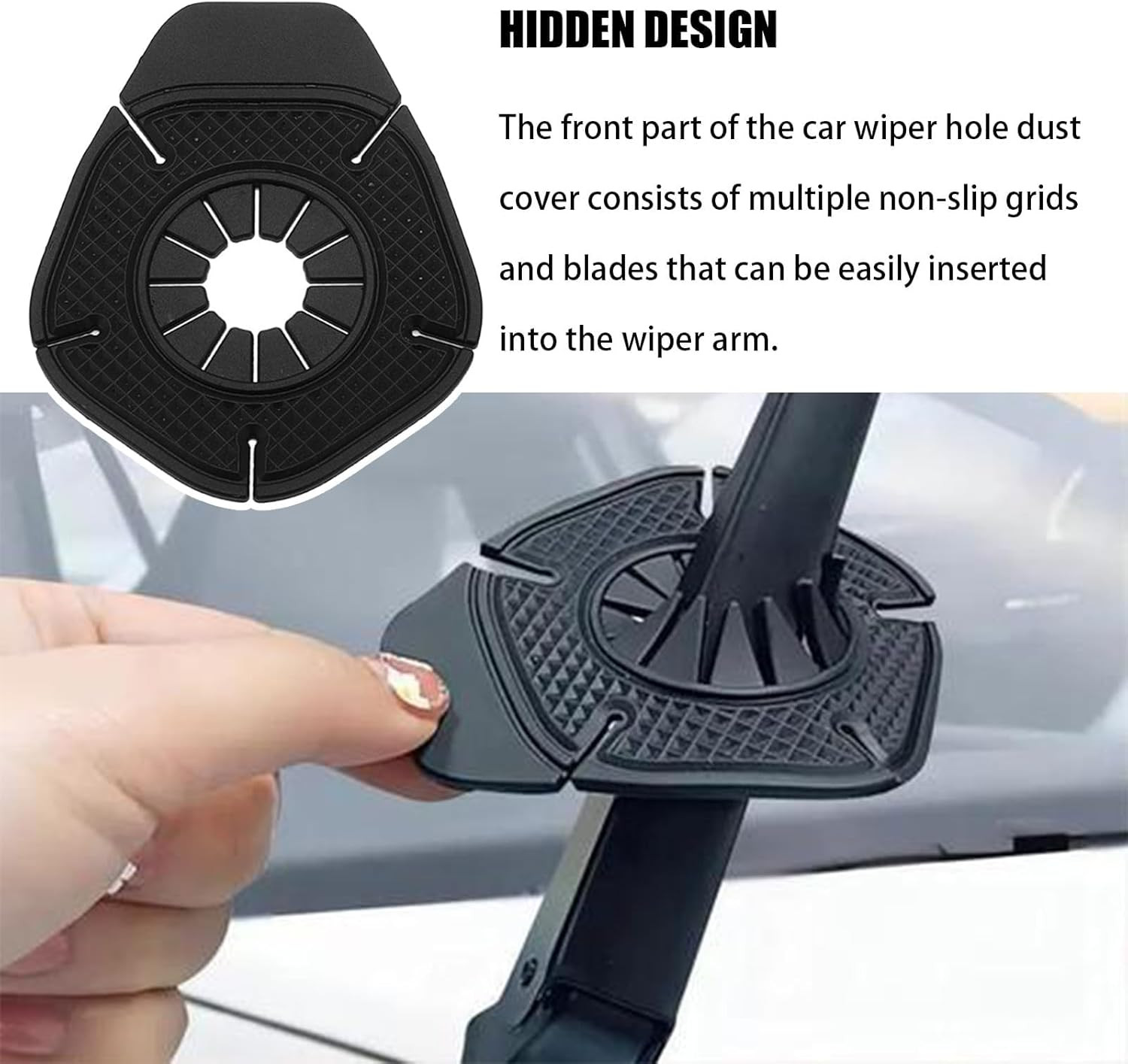 12Pcs Universal Silicone Wiper Pivot Guards, Premium Windshield Wiper Covers and