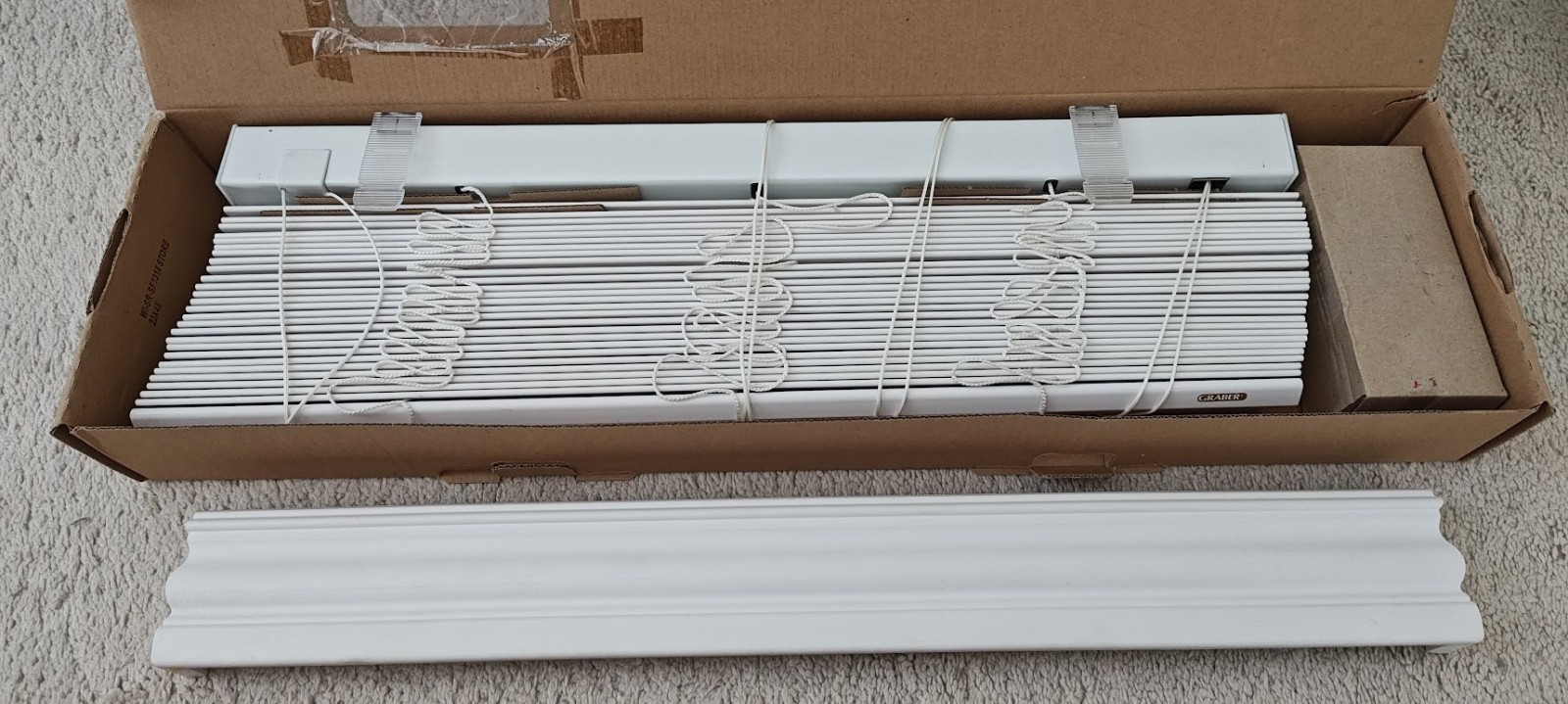 GRABER corded window blind 23 x 64
