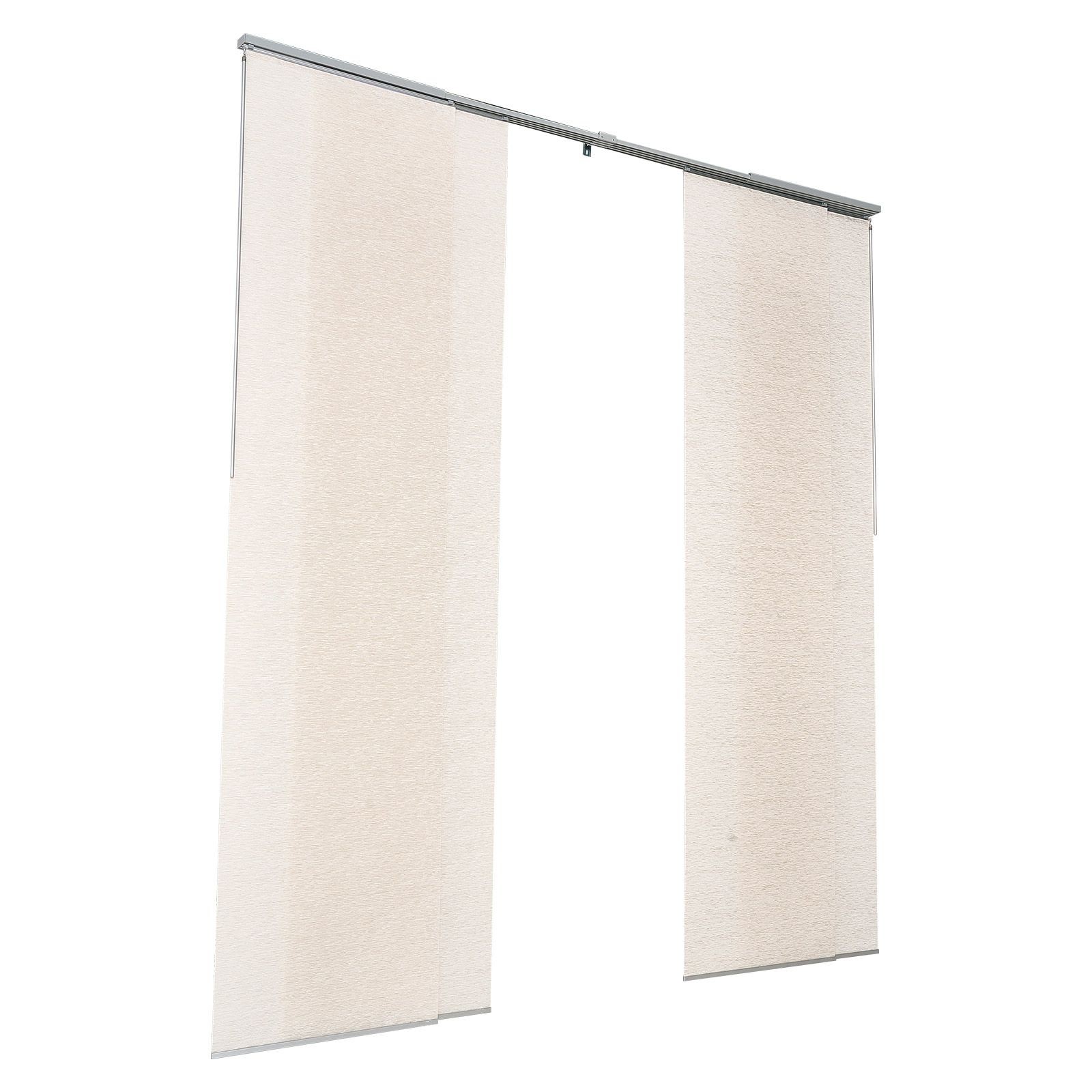 45.8-86in Extendable Vertical Panel Blinds Trim 96in for Sliding Doors