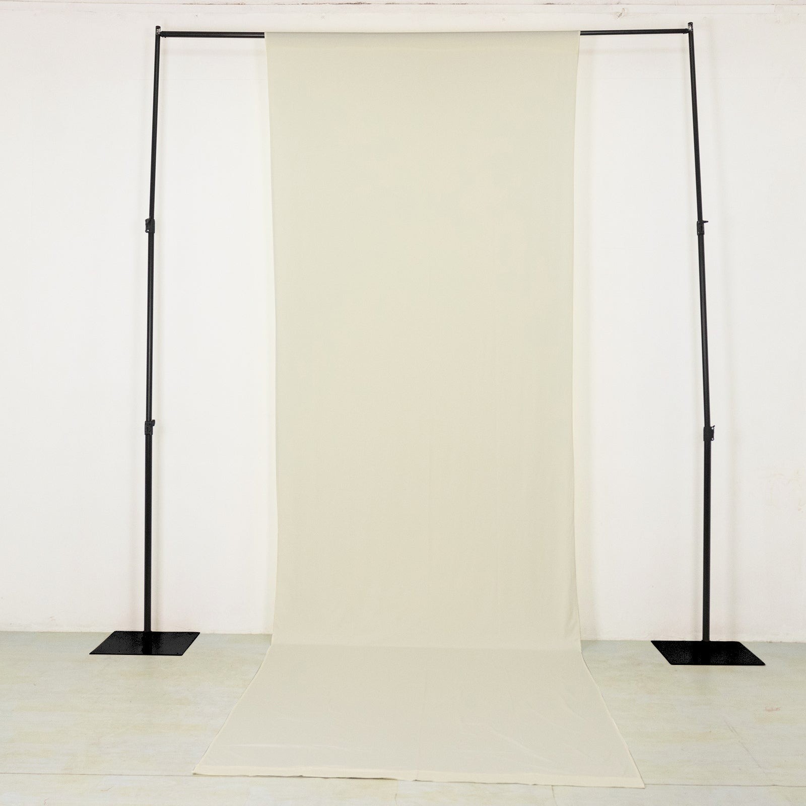 16 ft IVORY 4-Way Stretch Spandex Divider Backdrop Curtain Party Wedding
