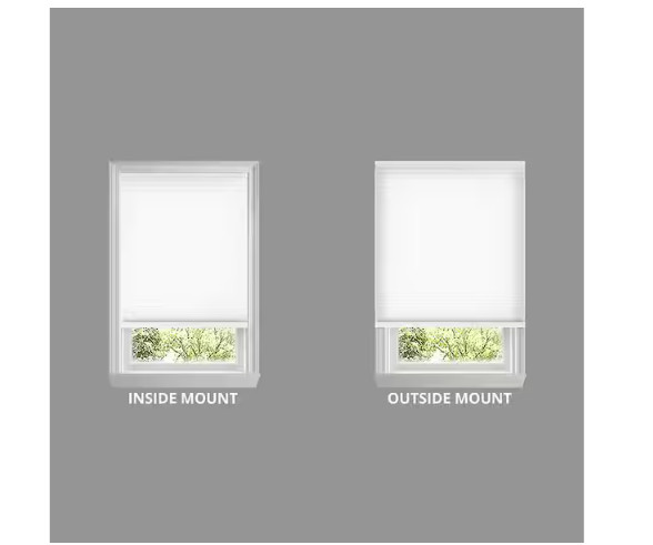Home Decor Snow Drift Cordless Light Filtering Cellular( SELECT YOUR OWN SIZE )