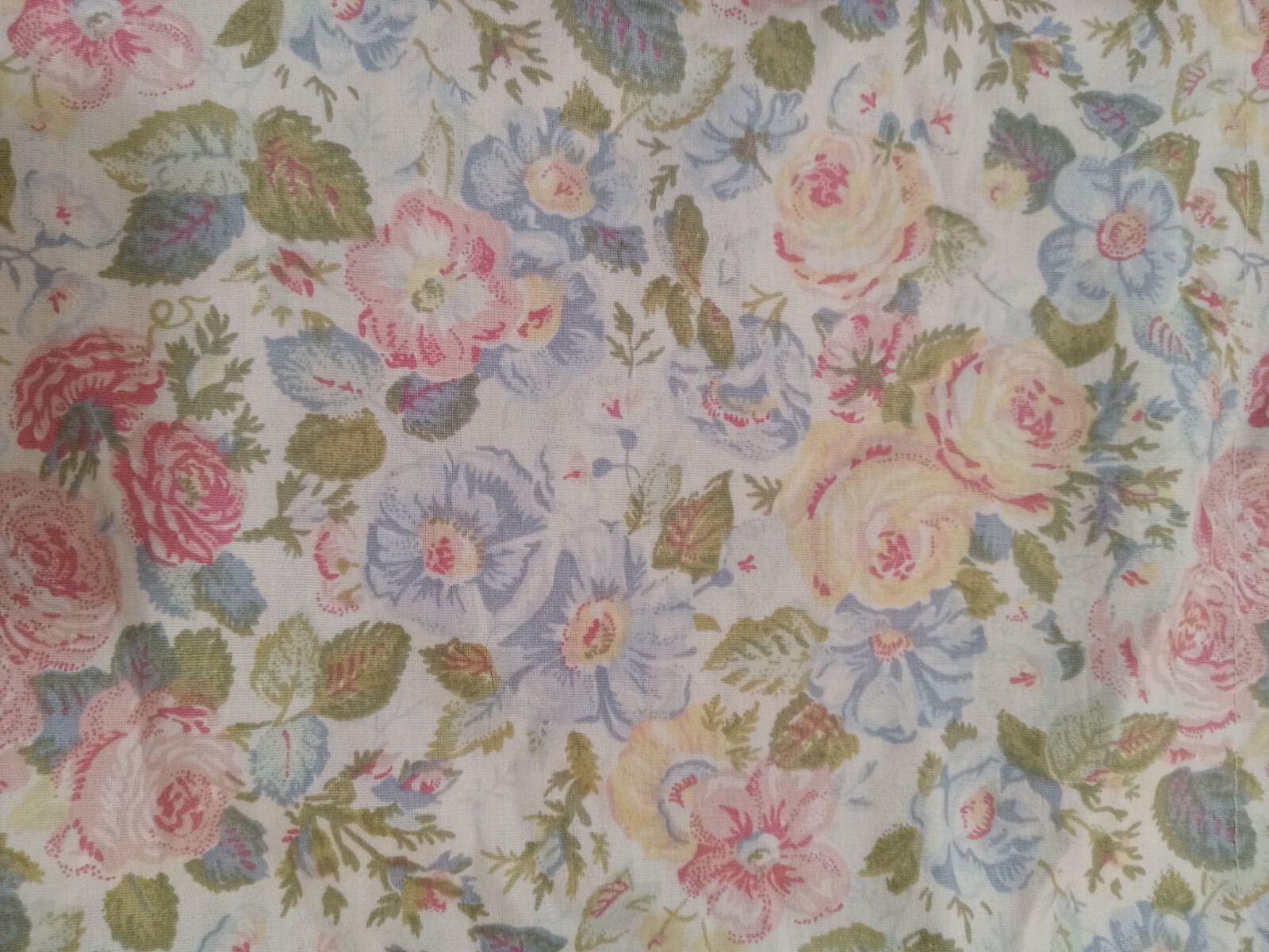 Vtg Laura Ashley Sycamore Quartet Pattern Blouson Gathered 18″x84″ Valance Panel