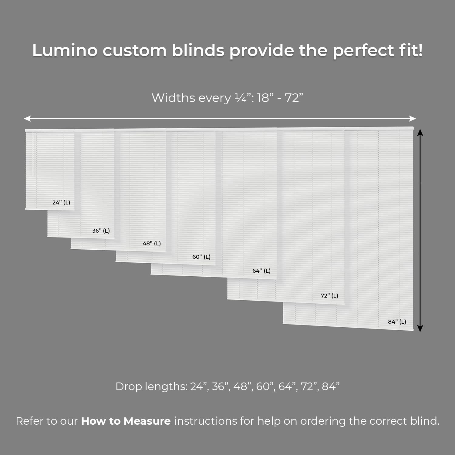 Water-Resistant Cordless Mini Blinds 27″ W x 64″ H – Perfect for Every Room