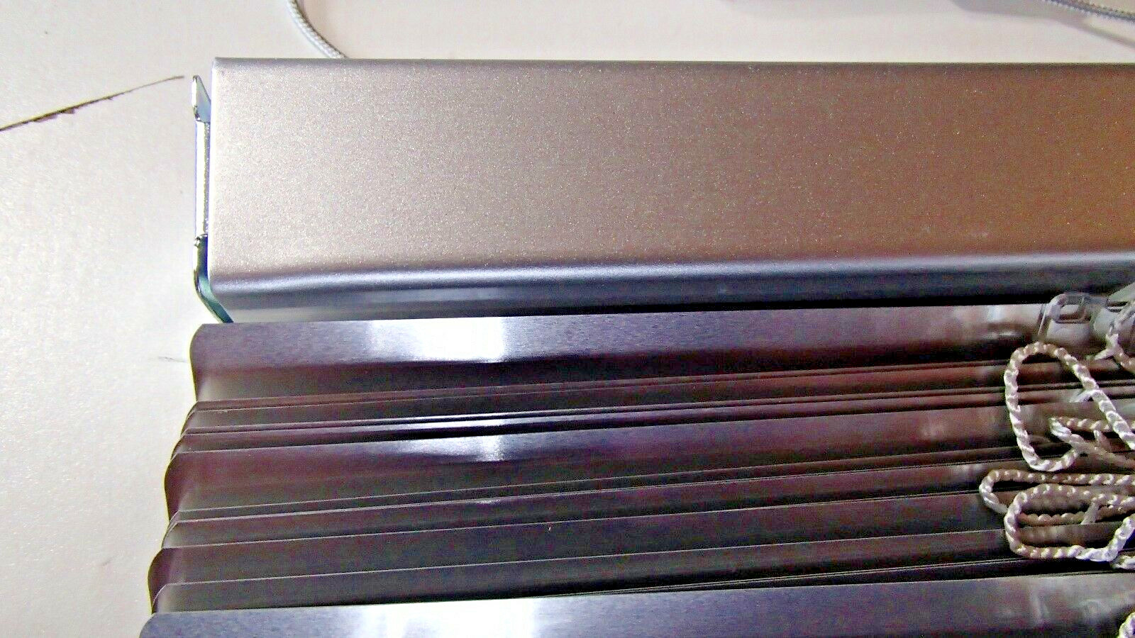 New 1″ Silver Aluminum Mini Blinds BRUSHED 26″ x 24″ RV TIN CAN CAMPER MOTORHOME