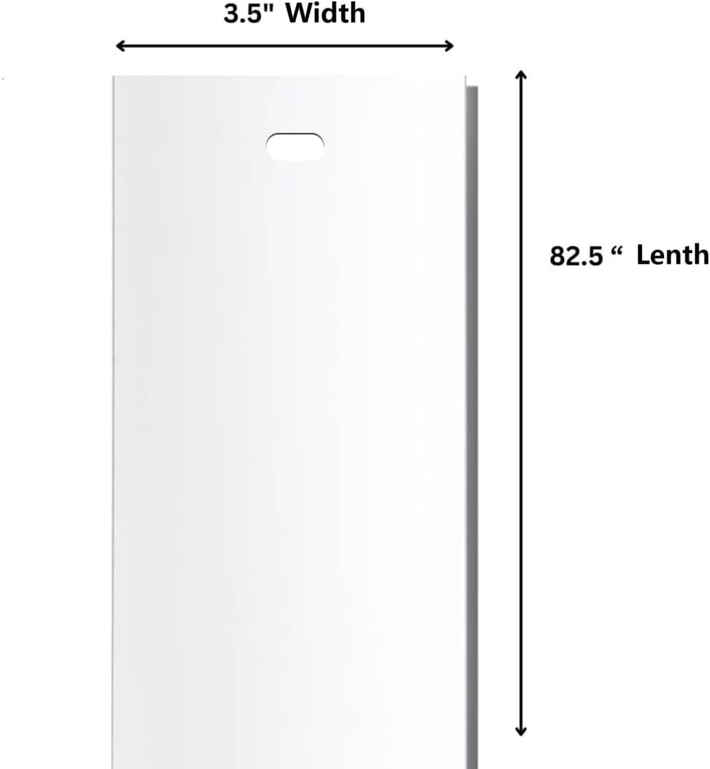 5 Pack 82.5″ Vertical Replacement Blinds PVC Vertical Window Blinds Replacement