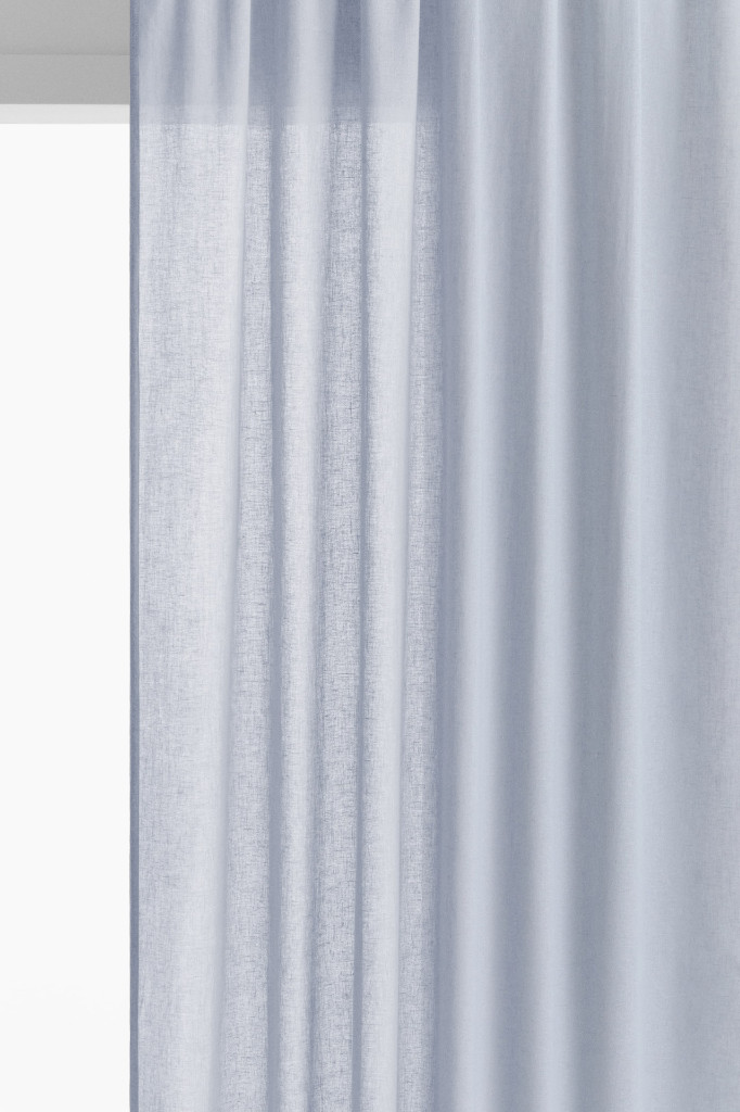NWT H&M 2-Pack Linen-Blend Curtain Panels