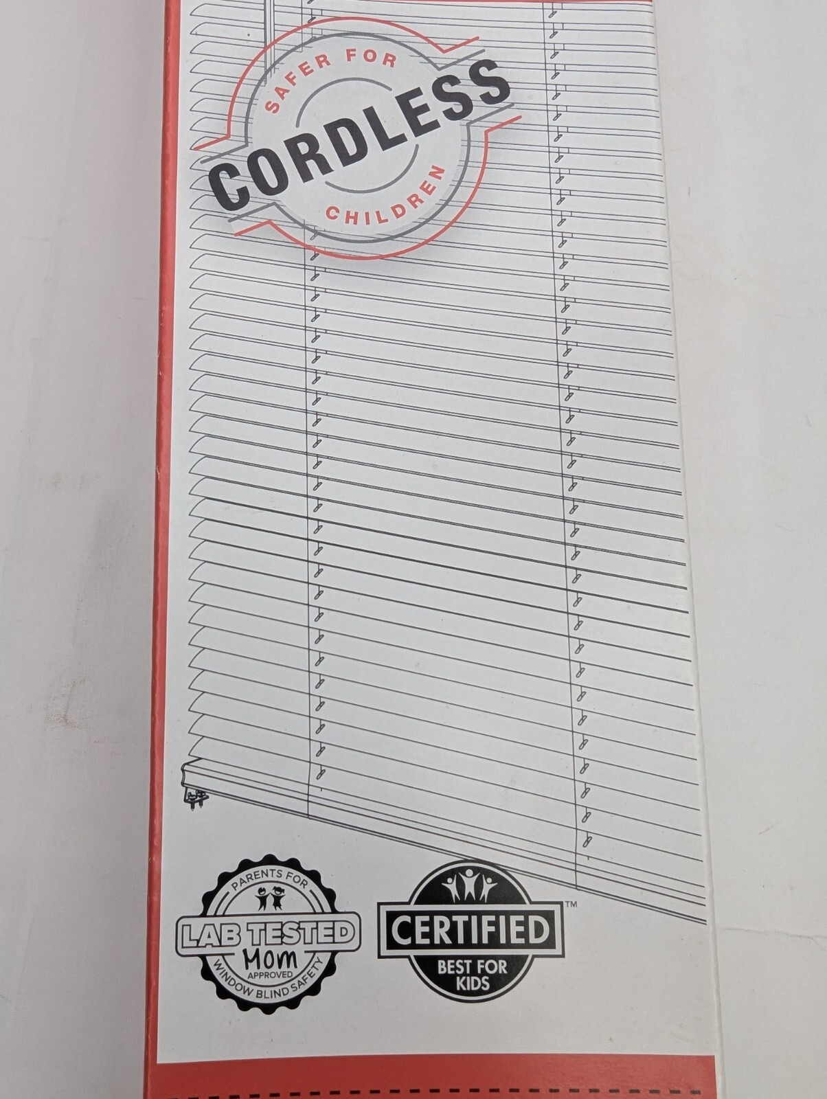Project Source 1″ Cordless Vinyl Mini Blind, White – Size 23″ x 42″ – Child Safe