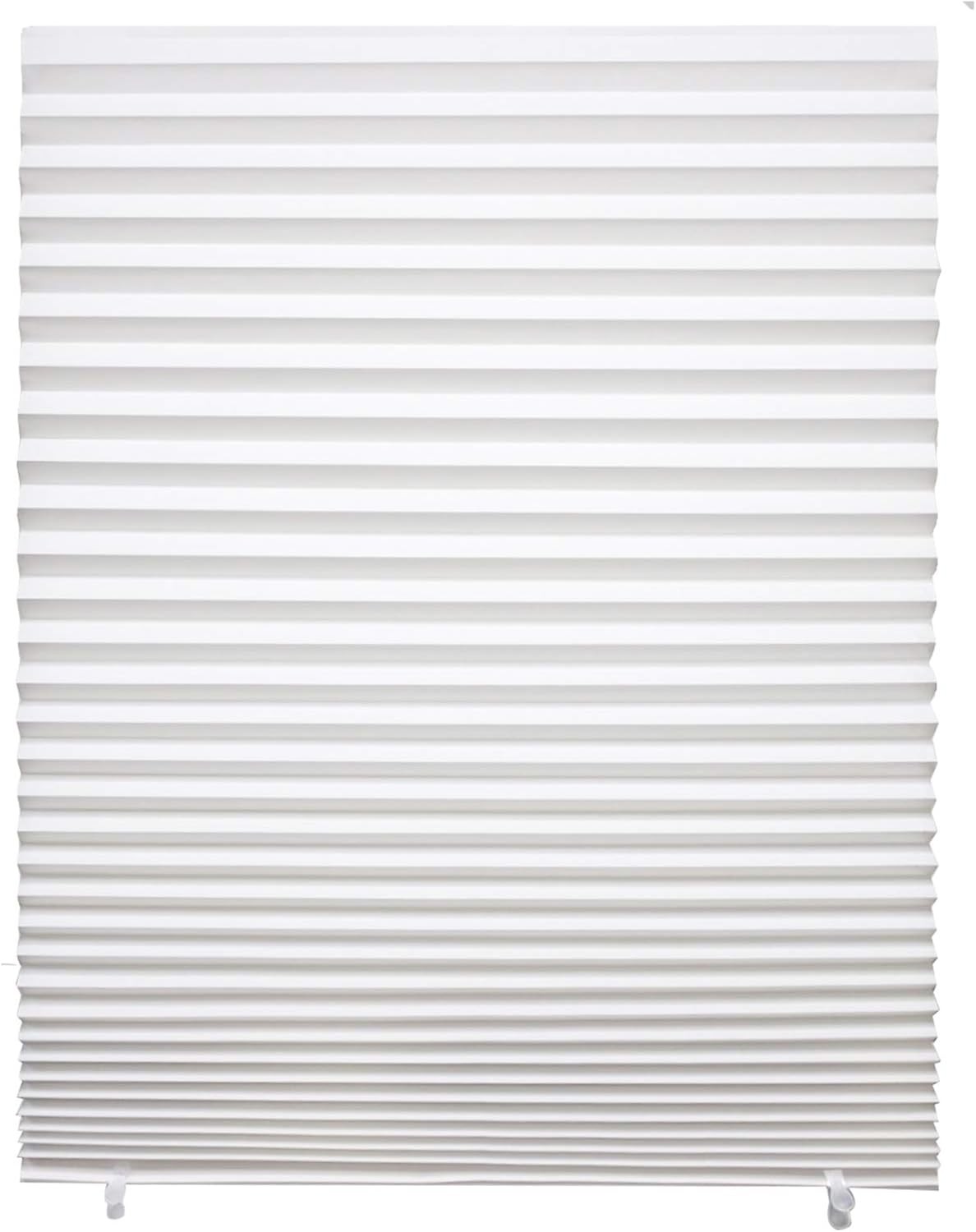 Temporary Paper Venetian Blind Shade 36 inches wide x 72 inches high White