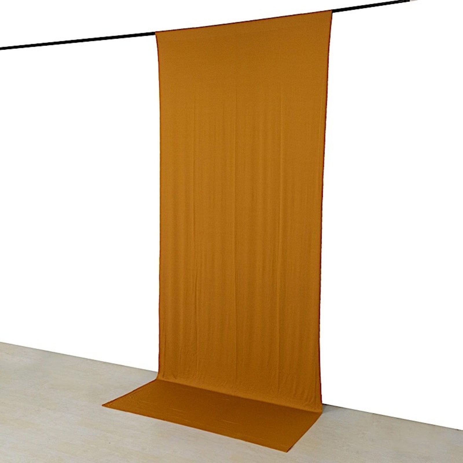 5 ft x 12 ftGOLD 4-Way Stretch Spandex Divider Backdrop Curtain Party Wedding