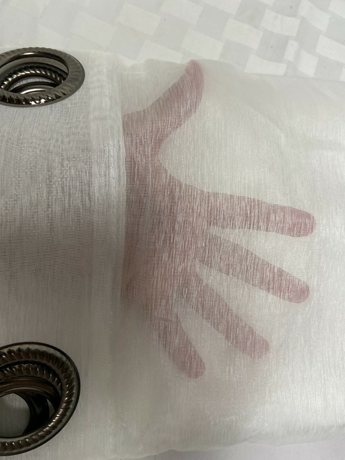 2 Semi Sheer White Curtain Panel Pair 54″ by 84″ Each Lumino