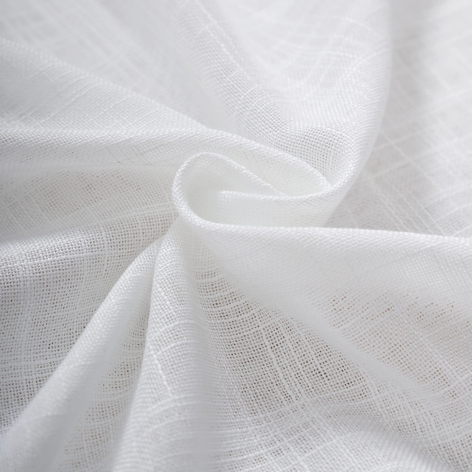 Semi Sheer Curtains- Light Filtering, Machine Washable Tab Top Drapes for Liv…
